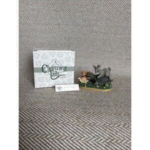 Charming Tails 1998 "STEADY WINS THE RACE" Rabbit-Turtle-Snail Item #89/716